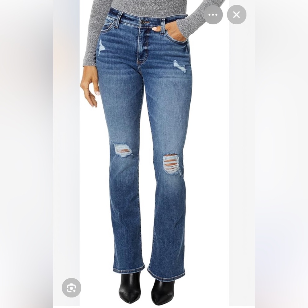 NWT KUT FROM THE KLOTH NATALIE HIGH RISE BOOTCUT SZ 8